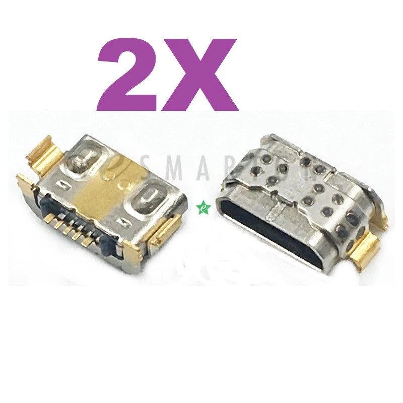 2X Huawei Ascend XT H1611 Conector Base Cargador Micro USB Puerto de Carga EE. UU. Foto 2 de 2