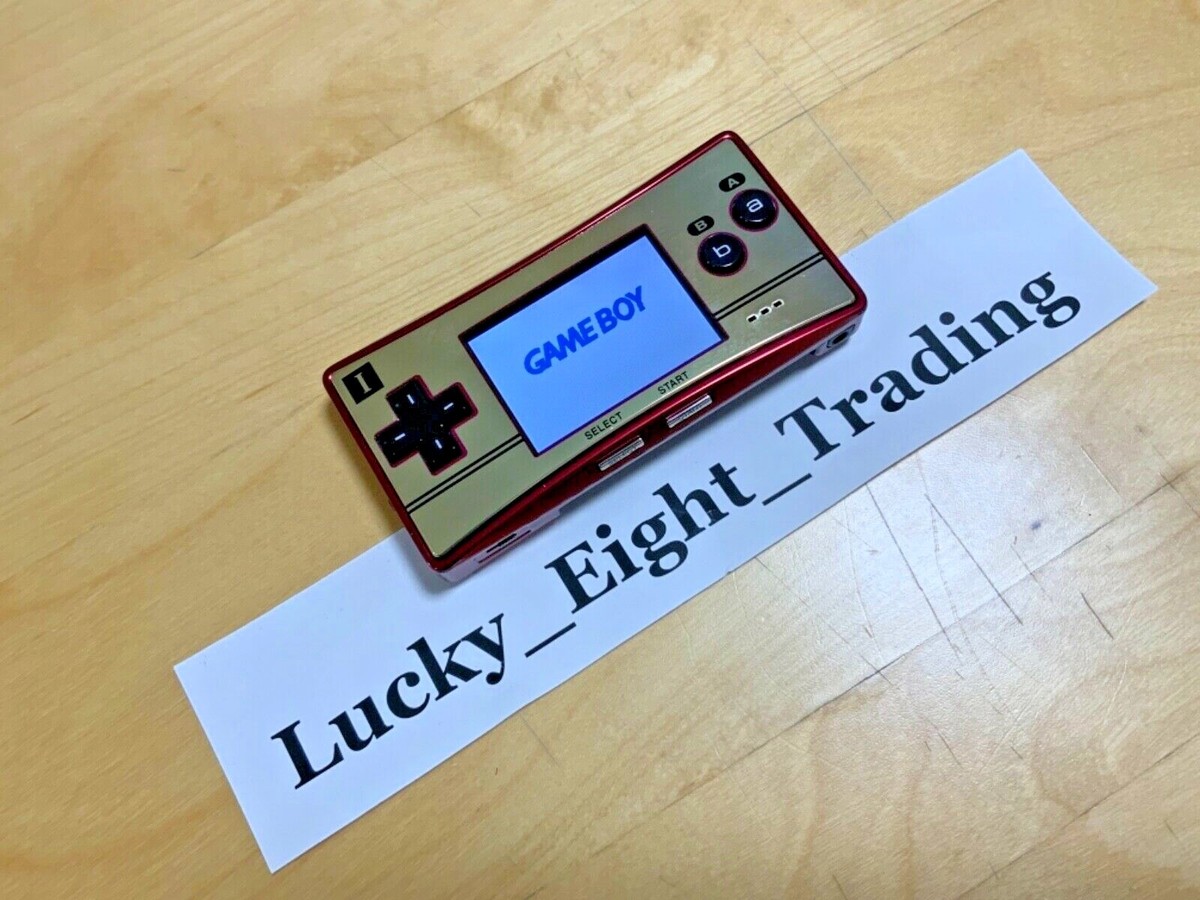 Nintendo Gameboy Micro Famicom Model 20Th Box Console Charger [BOX