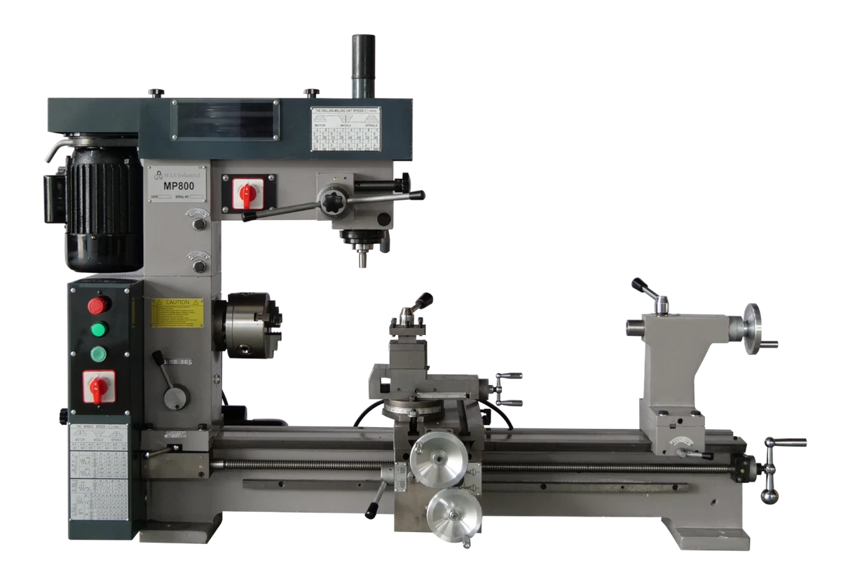 3 in 1 2024 mill drill lathe