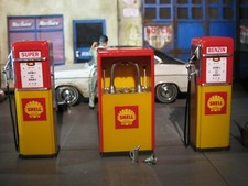  Zapfsäule Tanksäule Gas Pump Tankstelle Tanke Diorama Deko Modell Zubehör 1/18