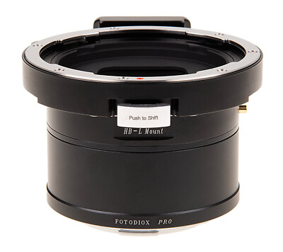 Fotodiox Pro Objektiv-Mount Shift-Adapter Hasselblad V an L-Mount Kamera