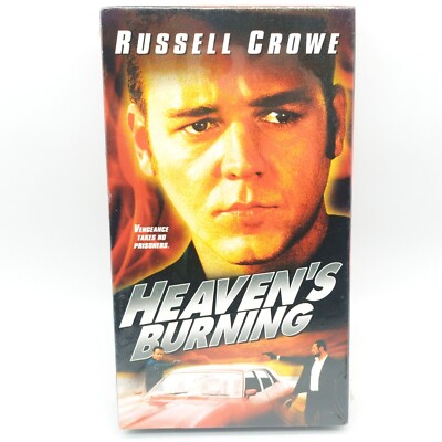 Heaven's Burning VHS (1997) Russell Crowe Youki Kudoh Action factory sealed 