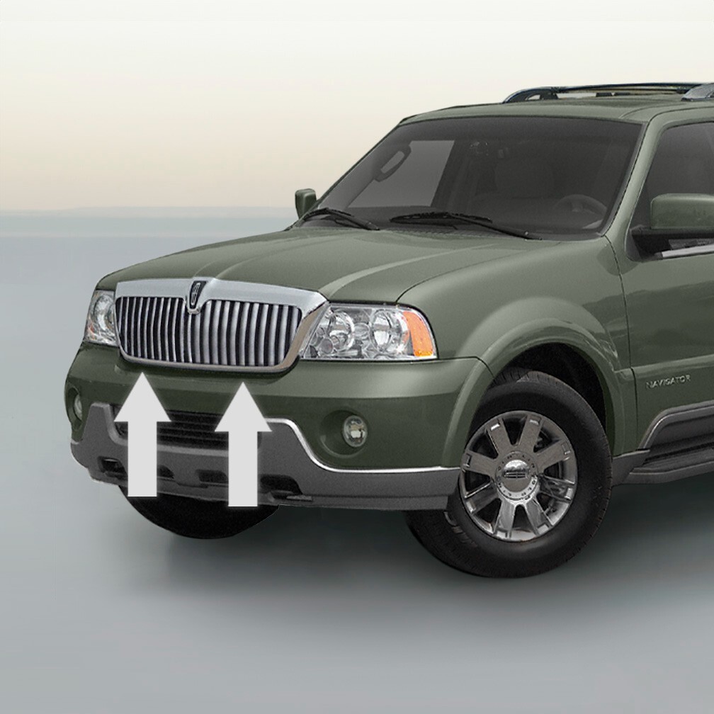 Lincoln Navigator グリル クローム仕上げ 中古品 1998-2004 Lincoln Navigator Chrome Grille Grill Trim Kit For Front