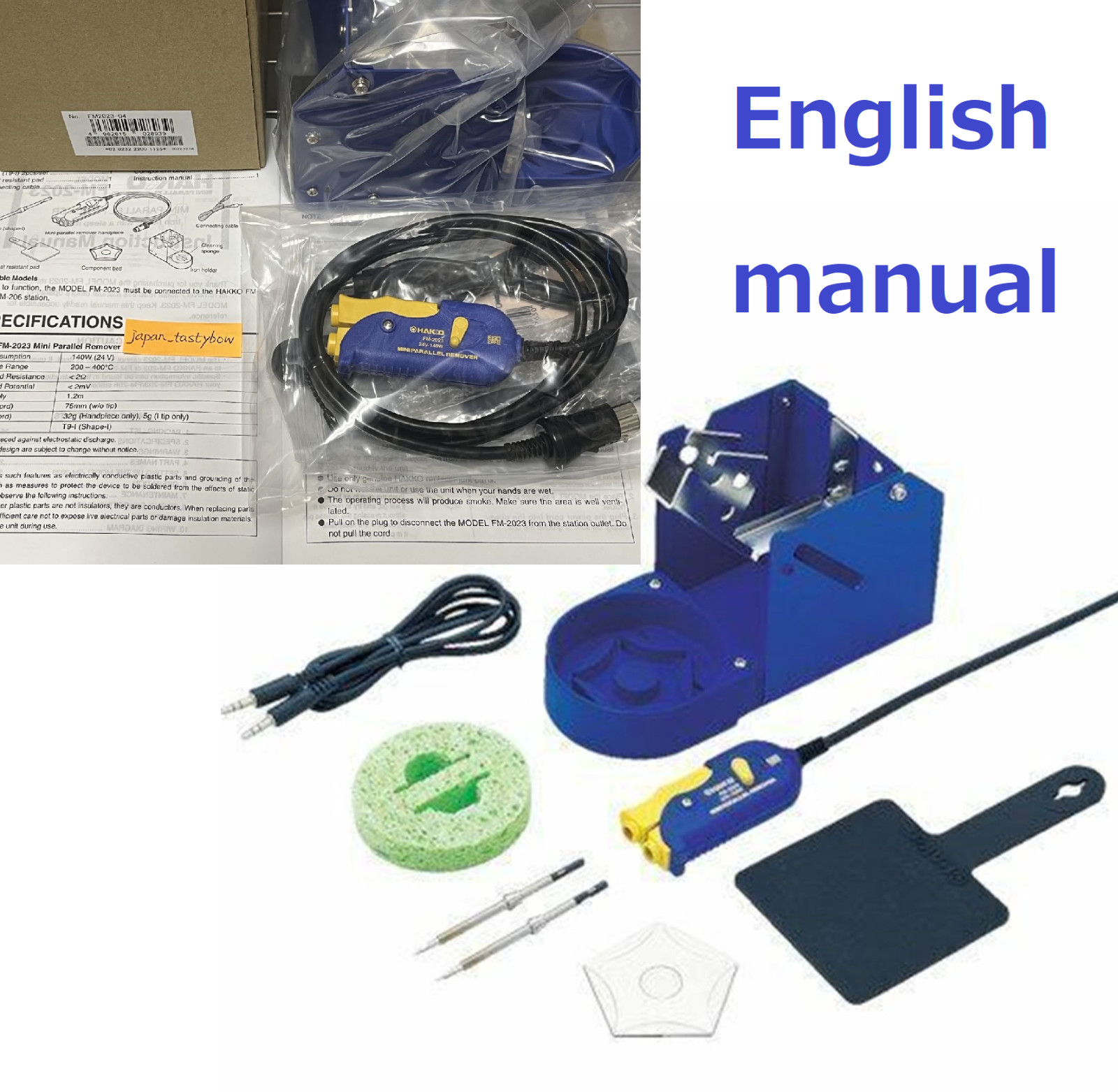 HAKKO FM-2023 conversion kit 24V-140W FM2023-04 000056500234 Soldering Irons