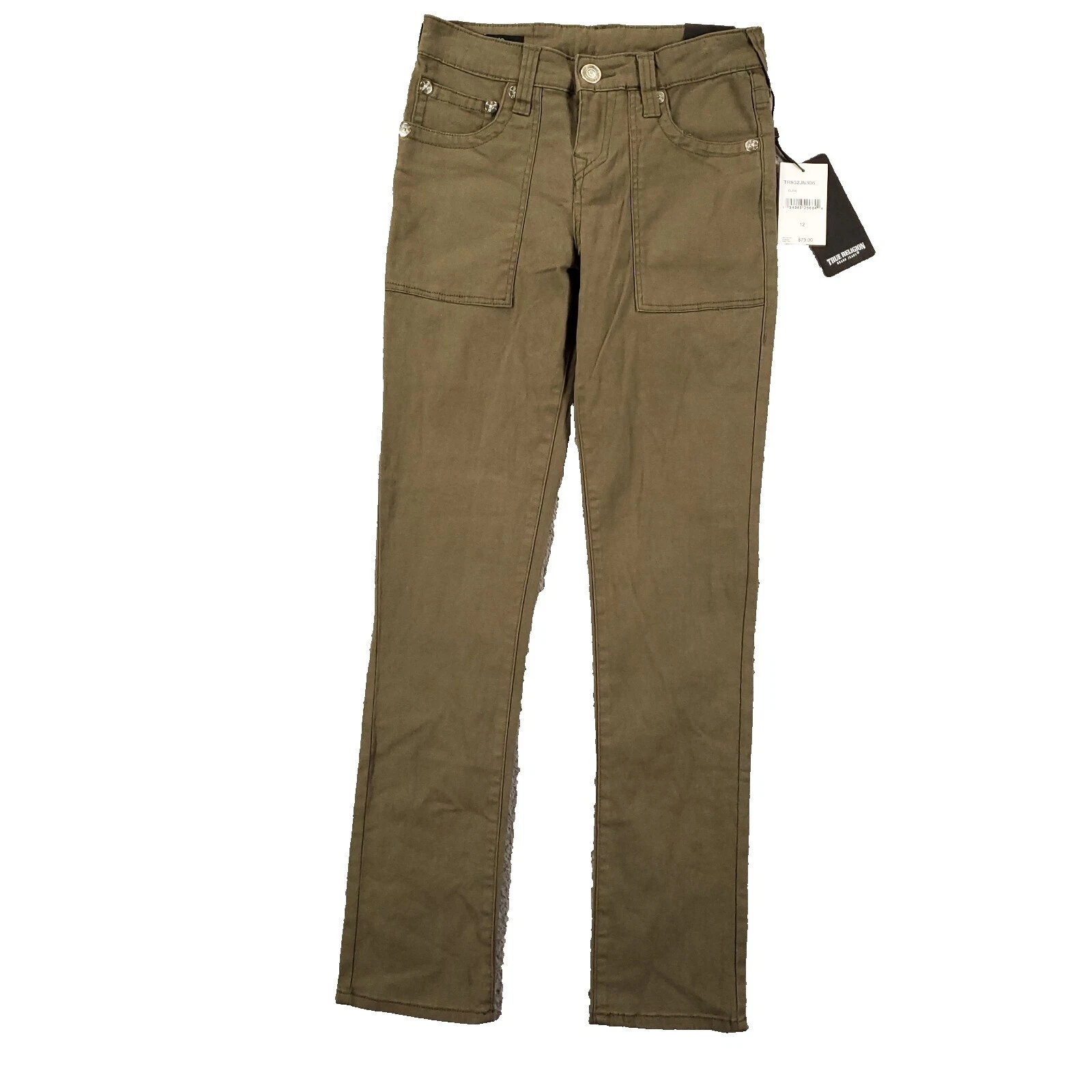 Los pantalones vaqueros de los muchachos True Religion Talla 12
