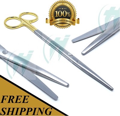 T/C Metzenbaum Scissors Straight 7'' Tungsten Carbide Inserts Surgical Instrument