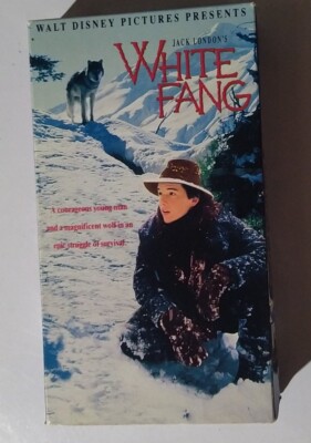 White Fang (VHS, 1991) Jack London, Ethan Hawke, Walt Disney