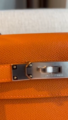 Hermes Kelly 28 Sellier 93 orange | eBay