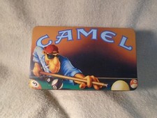Rare Camel  Pool Player Cigarette Tin 