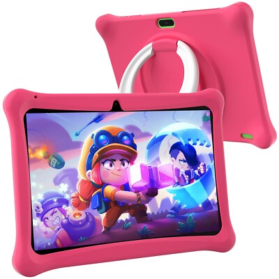 Tablet for Kids 10 Inch Android 12 2GB RAM 64GB ROM Camera WiFi purple  Games