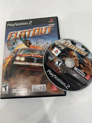 FlatOut (Sony PlayStation 2 PS2, 2005)