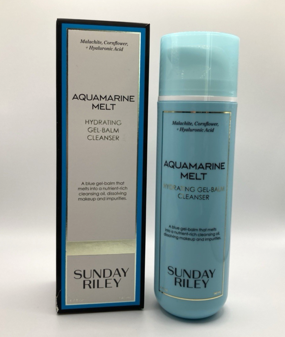 Sunday Riley Aquamarine Melt Cleanser Gel-Balm 140ml Hyaluronic Acid RRP£38 BNIB