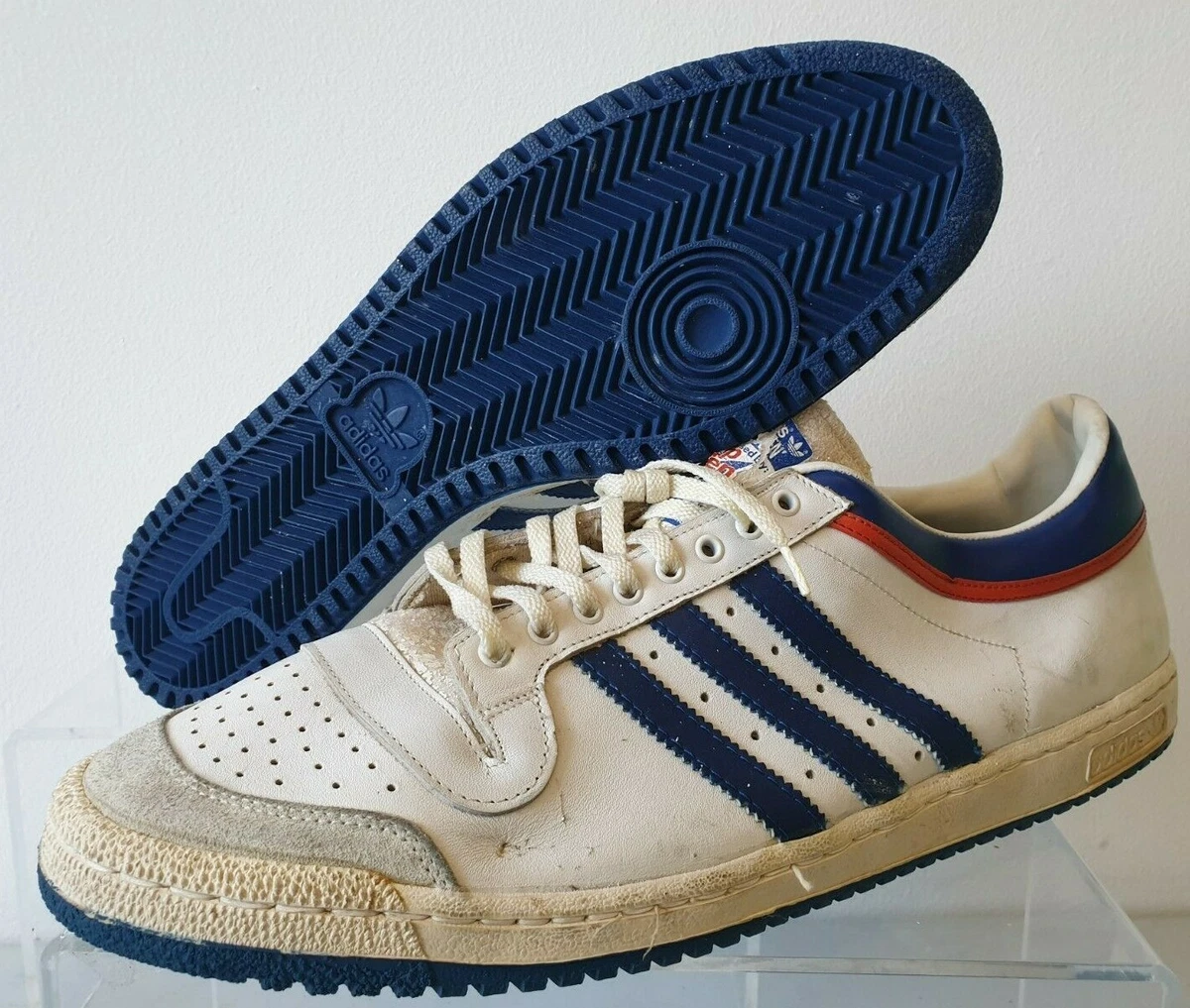 Previsión Enajenar Regan Adidas Top Ten Low 80's Sneakers Basketball Shoes Vintage Original UK 17  France | eBay