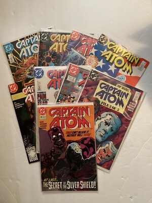 Captain Atom 9 Book Comic Lot