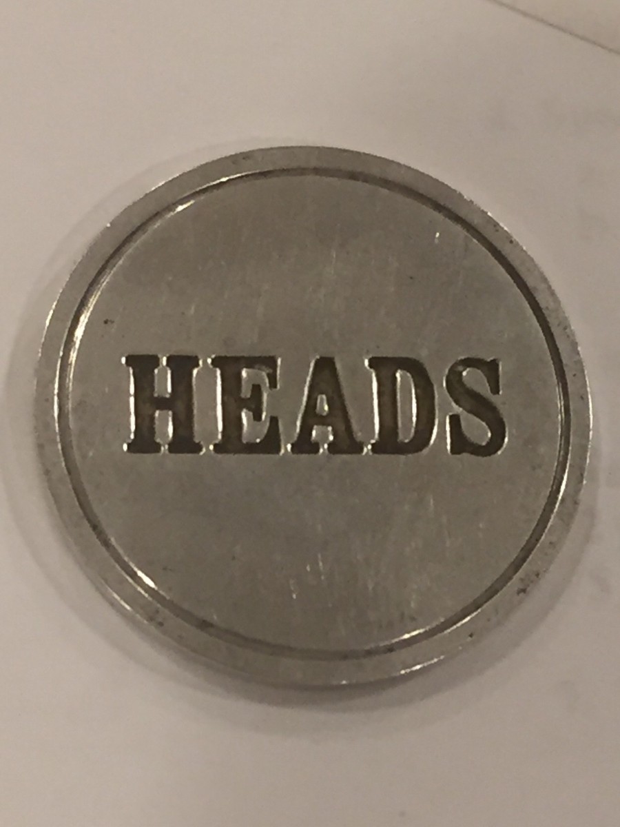 HEADS and TAILS Tiffany & Co. Sterling Silver Coin Rare | eBay