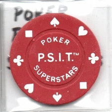 Poker P.S.I.T. Superstars Casino Chip as pictured