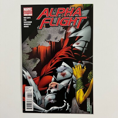 ALPHA FLIGHT 3 V2 1:15 DAVE EAGLESHAM INCENTIVE VARIANT (2011, MARVEL COMICS)