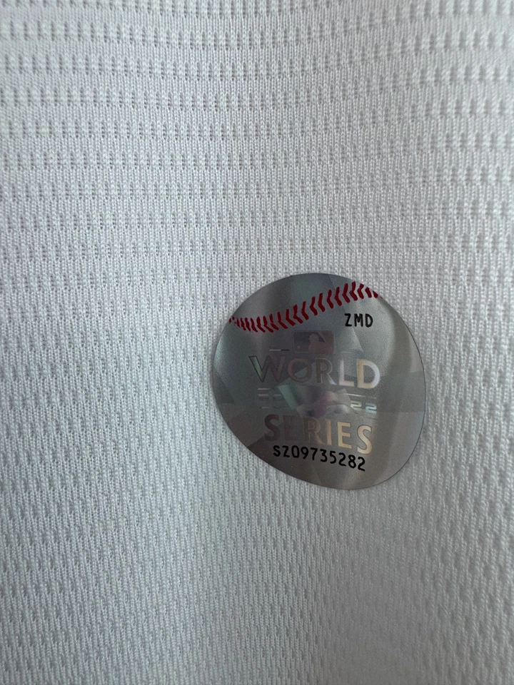 Astros Yordan Alvarez - Super Rare MLB 2022 World Series Jersey Authenticated! - Image 4 of 4