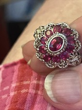 Sterling Silver Ruby Ring