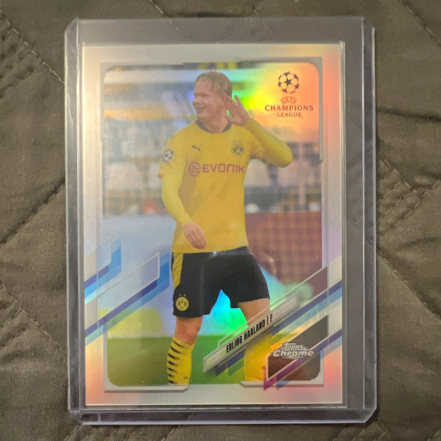 Topps Chrome 2019-20 UEFA Champions League Erling Haaland Dortmund #49