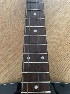 RARE Silvertone PS D1 BK Paul Stanley Dark Star Kiss Acoustic