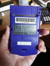 Gameboy Color grape purple Nintendo+ Warioland Super Mario Land 3 Bundle 