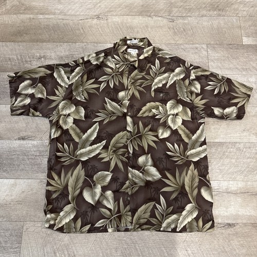 Pierre Cardin, Vintage Pierre Cardin Men’s 2XL 80s Hawaiian Print Short Sleeved Shirt Korea