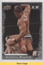 2022 Upper Deck AEW All Elite Wrestling Silver Foil Anthony Bowens #49 READ 1g4p