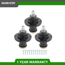 3 Pack Spindle For Husqvarna Z248F MZ48 48-Inch Deck 539131898 532174375 Mower