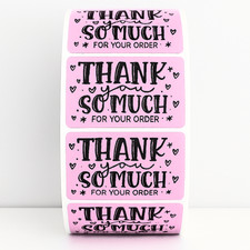 Thank You So Much For Your Order Sticker Small Shop sticker Small Business label