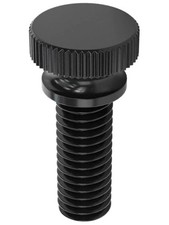 Nylon Thumb Screws, 3/8"-16 Thread 10, Black, 1" 1", Black