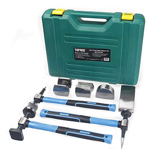 Pezzi Kit Attrezzi da Officina Riparazione Carrozzeria Auto con Manici in - Immagine 1