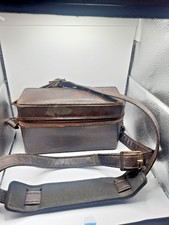 Vintage Leather Camera Carrier/Holder with Leather Adjustable Shoulder Strap