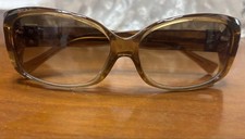 Lunettes de soleil femme LOUIS VUITTON œil de chat marron pailleté