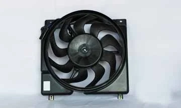 Conjunto duplo de ventilador de refrigeração radiador e condensador para 97-01 Jeep Cherokee I6 - Imagem 2 de 3