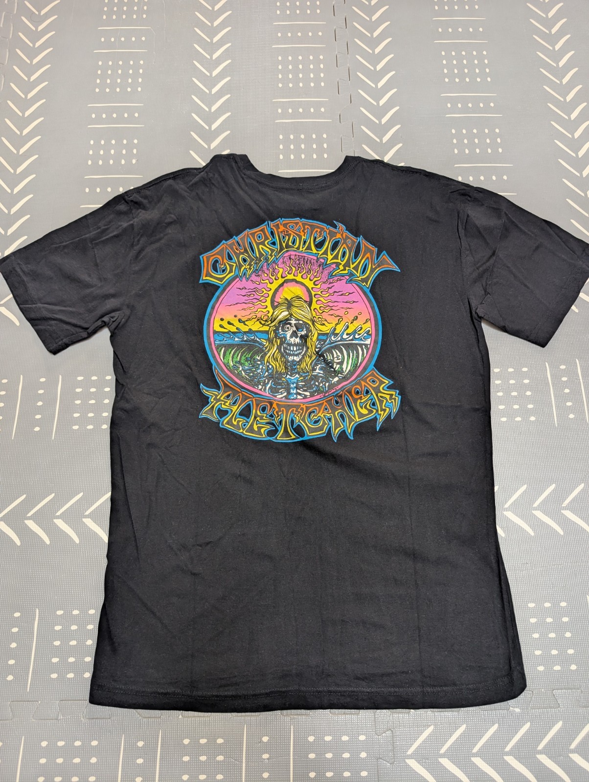Christian Fletcher Men's Black T Shirt Size XL Surf V… - Gem