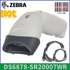 Zebra Symbol LS1203 Corded Handheld Laser 1D Barcode Scanner/Imager+USB Cable