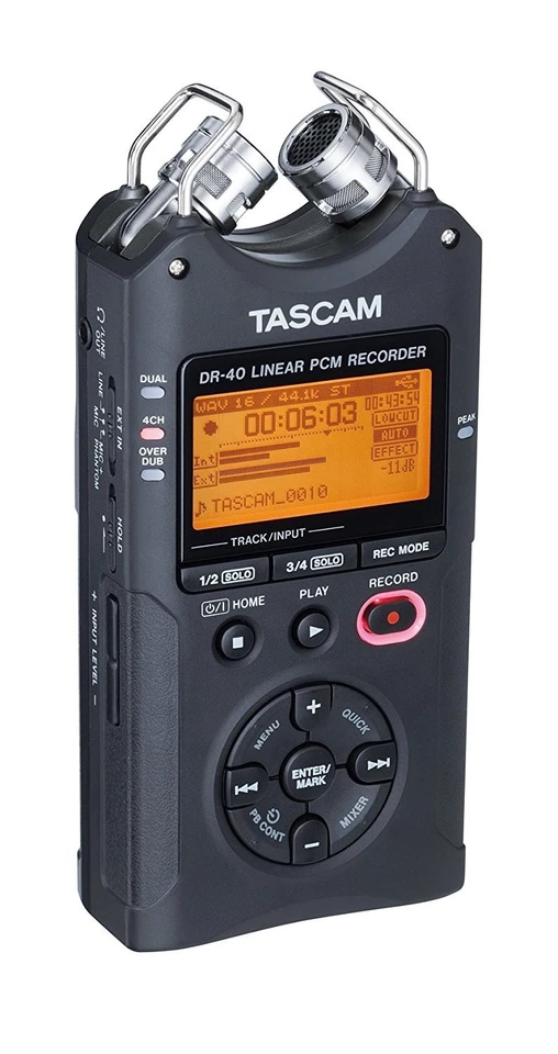 TASCAM 24bit/96kHz compatible linear PCM recorder DR-40VERSION2 - Image 3 of 4