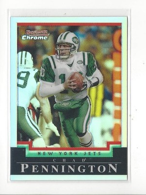 2004 Bowman Chrome Refractor #35 Chad Pennington Jets /500