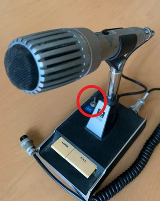 Microphone sur pied TRIO MC-50 KENWOOD 4 broches radio amateur fonctionne... - Photo 1/4