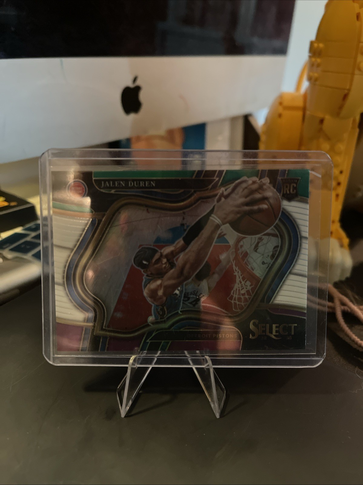2022-23 Panini Select Jalen Duren Green White Purple Prizm Courtside #286 (RC)