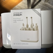 Image of Joseph Joseph Easy-Store - Large Toothbrush Holder Caddy, Bathroom Storage New