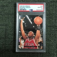 1994 UPPER DECK MICHAEL JORDAN RARE AIR #46 HOF PSA GEM MINT 10