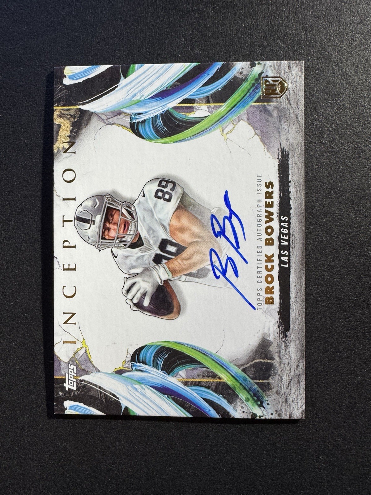 2024 Topps Inception Rookie Autographs Variations Brock Bowers #RAV-BB (AU, RC)