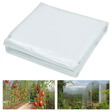 PioneerWorks Greenhouse Plastic Sheeting Film Cover 8FT x 25FT, Polyethylene ...