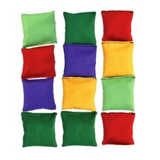 12 Pack 2inch/5cm Nylon Bean Bags Children Family Adults Outdoor Yard Games B...