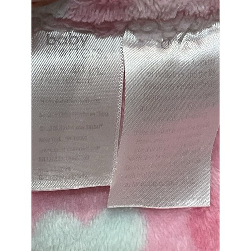 Baby Starters Pink Hearts Blanket Fleece Soft Security Lovey Girl 2016 - Picture 3 of 12