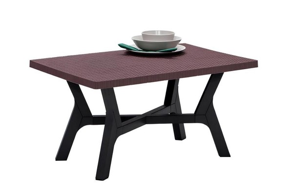 Brauner Garten-Kaffeetisch Designer Terrassentische LuxuriöSe MöBel-image