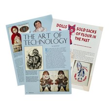 Vintage and Antique Rag Dolls History Articles 10 Pages with Photos