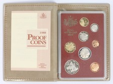 1988 Royal Australian Mint - Proof Coin set - Folder